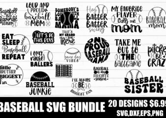 Baseball SVG Bundle, Baseball Designs