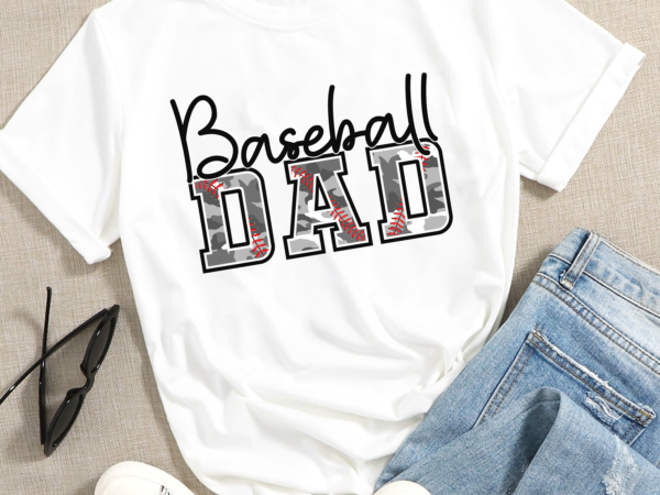 Baseball dad png image, baseball camo design, sublimation design, transparent png, digital download