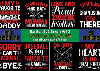 Baseball SVG Bundle Vol. 3, Baseball Svg Bundle, Baseball svg, Baseball svg vector, Baseball t-shirt, Baseball tshirt design, Baseball, Baseball design,Biggest Fan Svg, Girl Baseball Shirt Svg, Baseball Sister, Brother,