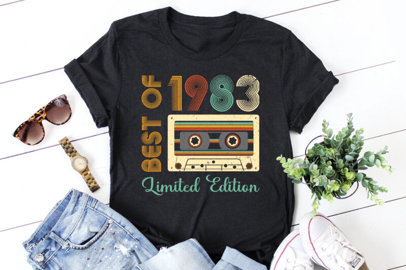 Best Of 1983 Limited Edition Birthday T-Shirt Design
