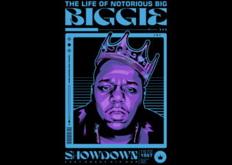 Biggie Showdown t shirt template