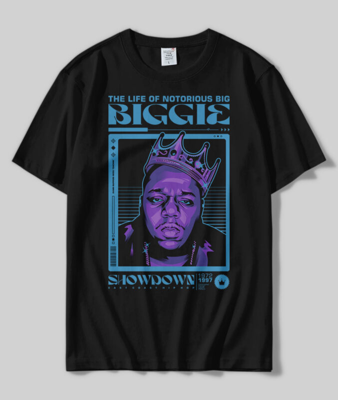 Rapper Legend T-shirt Design Bundle – Streetwear