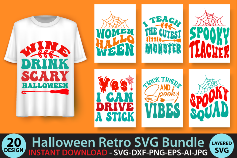 Halloween Retro SVG Bundle,Halloween Bundle Svg ,Halloween Svg Bundle ,Halloween Vector ,Sarcastic Svg, Dxf Eps Png, Silhouette,Cricut,Cameo,Digital,Funny Mom Svg,Witch Svg,Ghost Svg,Mega Halloween Bundle,Halloween Svg Fall Svg,Thanksgiving Svg,Cut Files Cricut,Halloween Bundle,Pumpkin