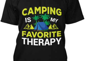 Camping Is My Favorite Therapy T-shirt