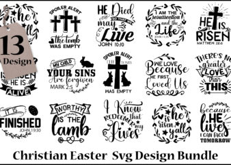 Christian Easter Svg Design Bundle