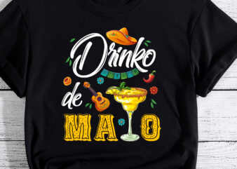 Cinco De Mayo Shirt Drinko De Mayo Fiesta Mexican Party T-Shirt PC