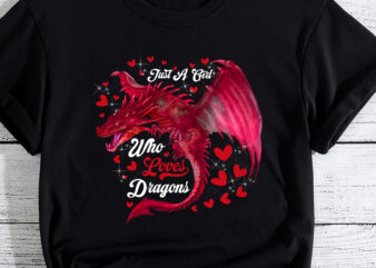 Cool Dragon For Women Girls Dragons Mythical Dragon Lovers T-Shirt PC