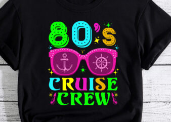Cruising Trip 1980s Retro Style Costume 80_s Cruise Crew T-Shirt PC