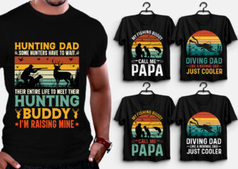 Dad Sunset T-Shirt Design