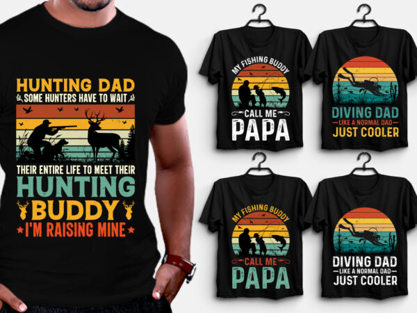 Dad sunset t-shirt design