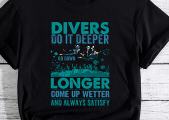 Divers Do It Deeper Go Down Longer Come Up Wetter, Diving Scuba PC