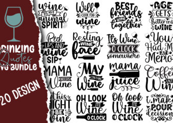 Drinking Quotes SVG Bundle t shirt vector illustration