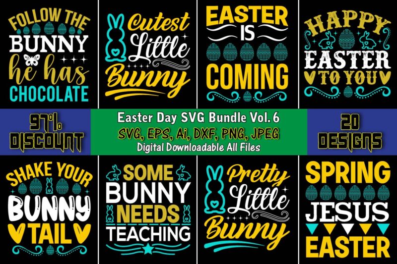 Easter Day SVG Bundle Vol. 6, Easter,Easter bundle Svg,T-Shirt, t-shirt design, Easter t-shirt, Easter vector, Easter svg vector, Easter t-shirt png, Bunny Face Svg, Easter Bunny Svg, Bunny Easter Svg,