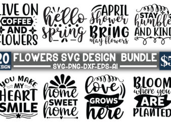 Flowers Svg Design Bundle