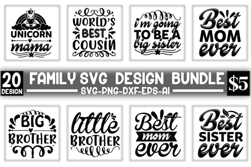 Family Svg Design Bundle
