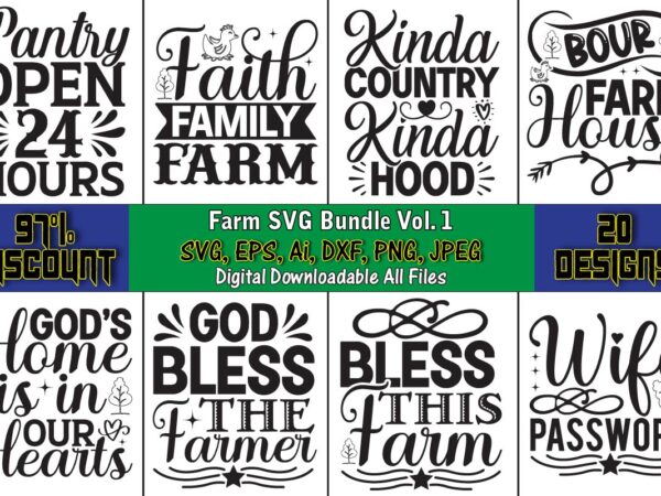 Farm svg bundle vol. 1, farm,farm t-shirt,farm svg design,farm svg bundle, farmhouse svg, farm animal svg, farm life svg,svg designs, svg quotes, svg sayings, chicken svg, cow svg, heifer,farm svg