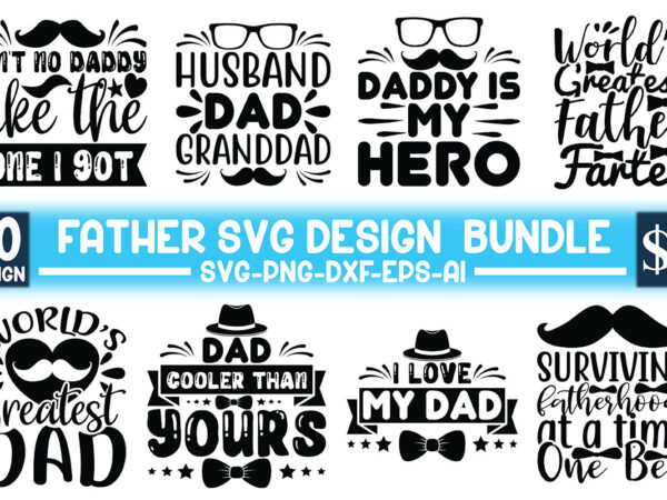 Father svg design bundle
