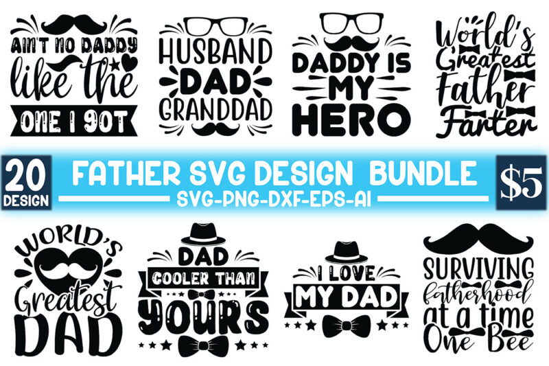Father Svg Design Bundle