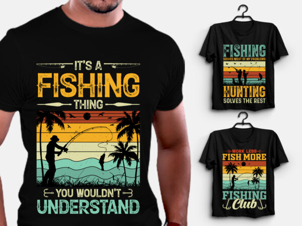 Fishing t-shirt design