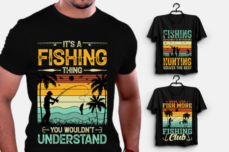 Fishing T-Shirt Design