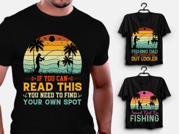 Fishing t-shirt design