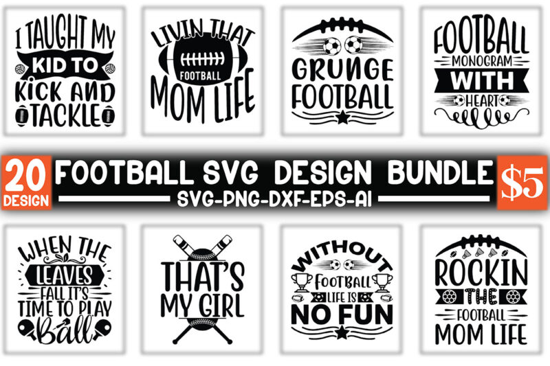 Football SVG Bundle