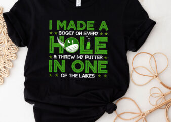 Funny Golf Shirt Dad Men Hole In One Golf Gag Golf Player T-Shirt PC