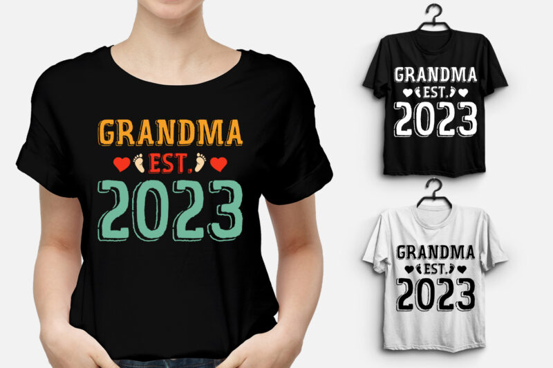 Grandma Est 2023 T-Shirt Design