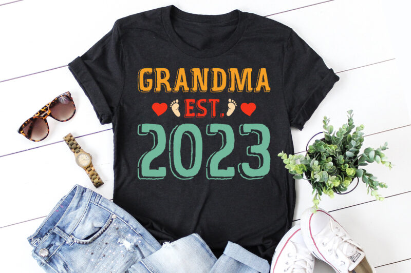 Grandma Est 2023 T-Shirt Design