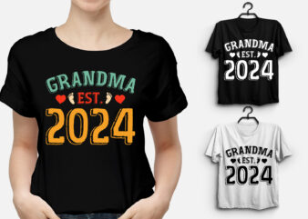 Grandma Est 2024 T-Shirt Design