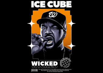 Ice Cube Wicked t shirt design for sale