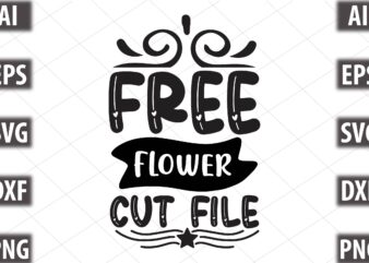free flower cut file