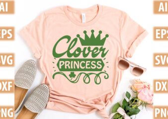 clover princess t shirt vector file