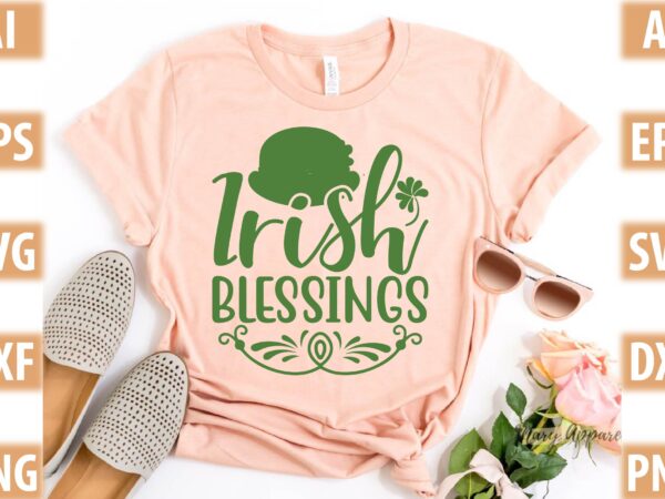 Irish blessings t shirt design for sale