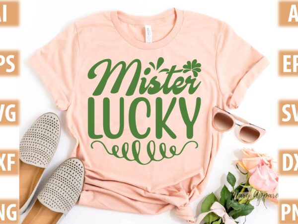 Mister lucky t shirt designs for sale
