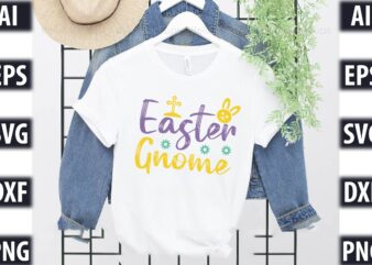 Easter Gnome vector clipart