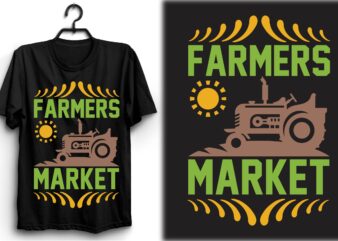 farmers market t shirt graphic design