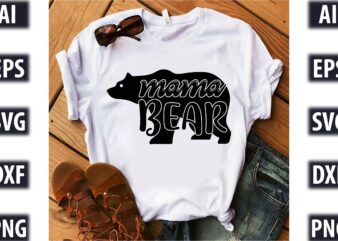 mama bear t shirt designs for sale