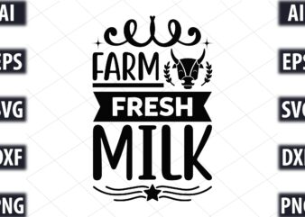 Farm fresh milk