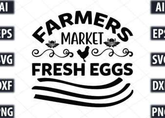 Farmers market fresh eggs