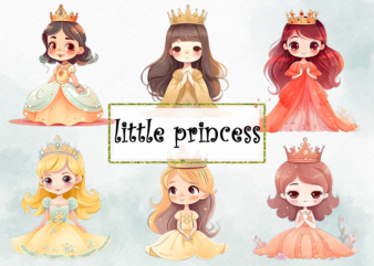 Little Princess PNG Sublimation Design