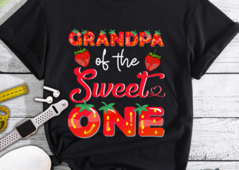 Grandpa Of The Sweet One Birthday Party Family Matching T-Shirt