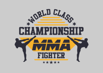 MMA CHAMPIONSHIP t shirt designs for sale