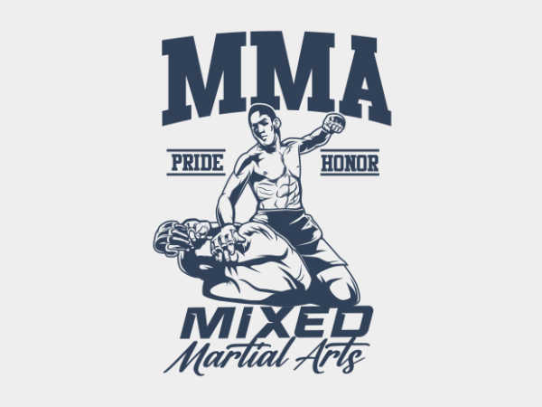Mma fight t shirt designs for sale