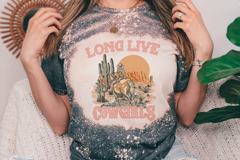 Long Live Cowgirls Tshirt Design