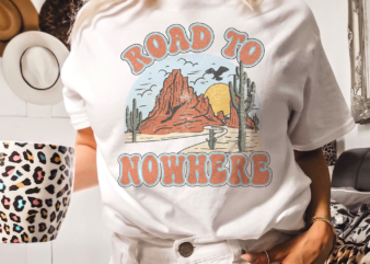 Road to nowhere tshirt design