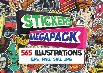 565 Stickers Megapack