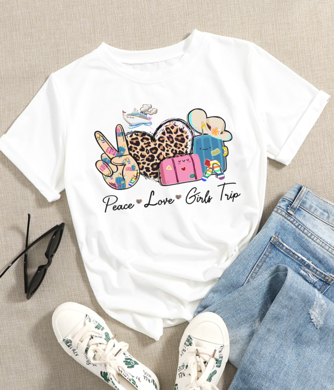 Peace Love Girls Trip PNG, Peace Love Girls Trip Sublimation Download, Girl Trip Png, Girls Vacay png, Girls Vacation png, Summer Trip Png – Cruise