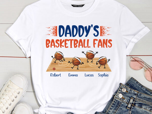 Personalized daddy, grandpa_s little basketball fans mug, personalized mug gift pc t shirt illustration