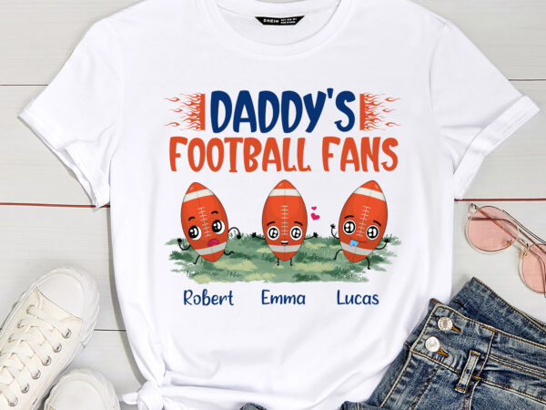 Personalized daddy, grandpa_s little football fans mug, personalized mug gift pc t shirt illustration